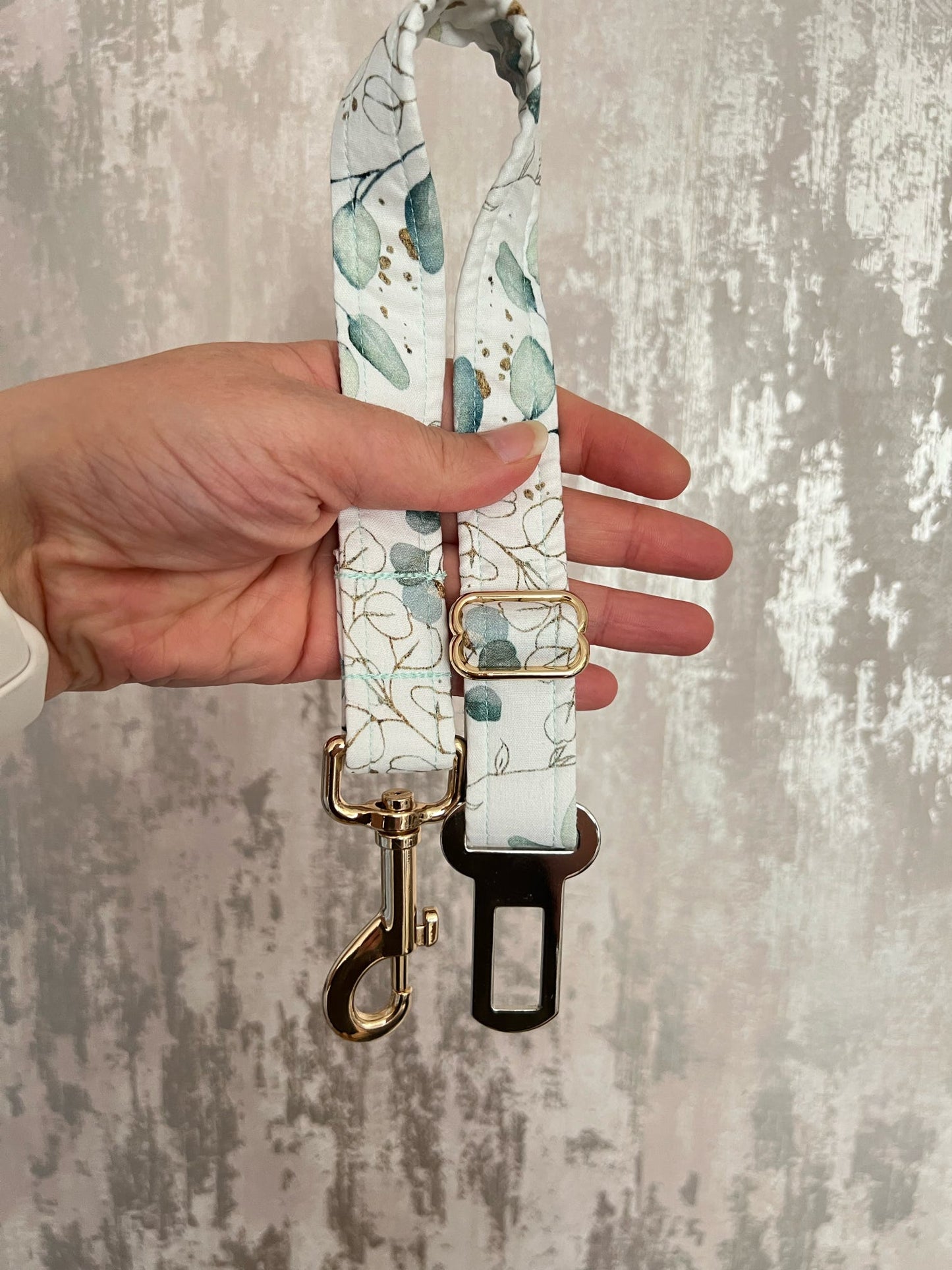 Seatbelt | Fabric - White Eucalyptus