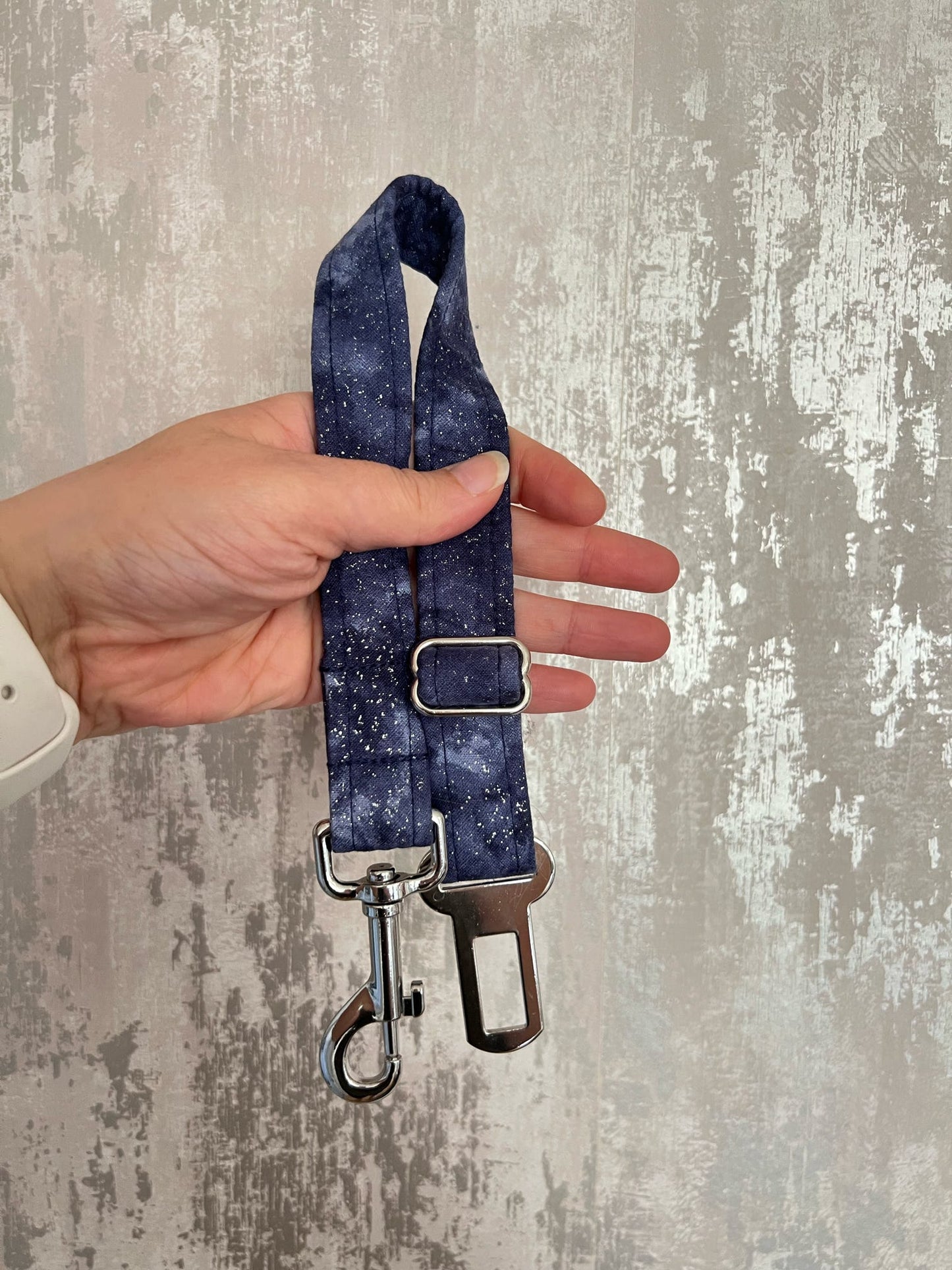 Seatbelt | Fabric - Navy Glitter