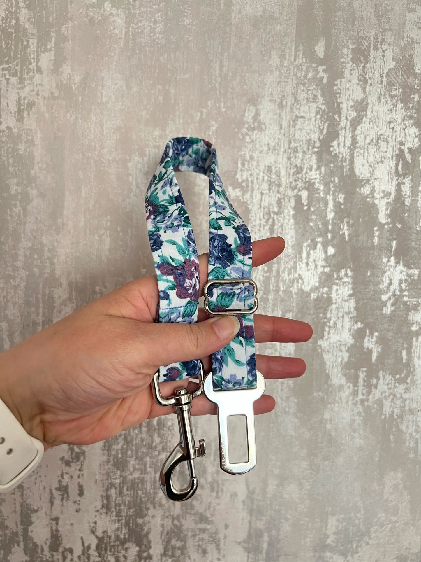 Seatbelt | Fabric - Blue Floral