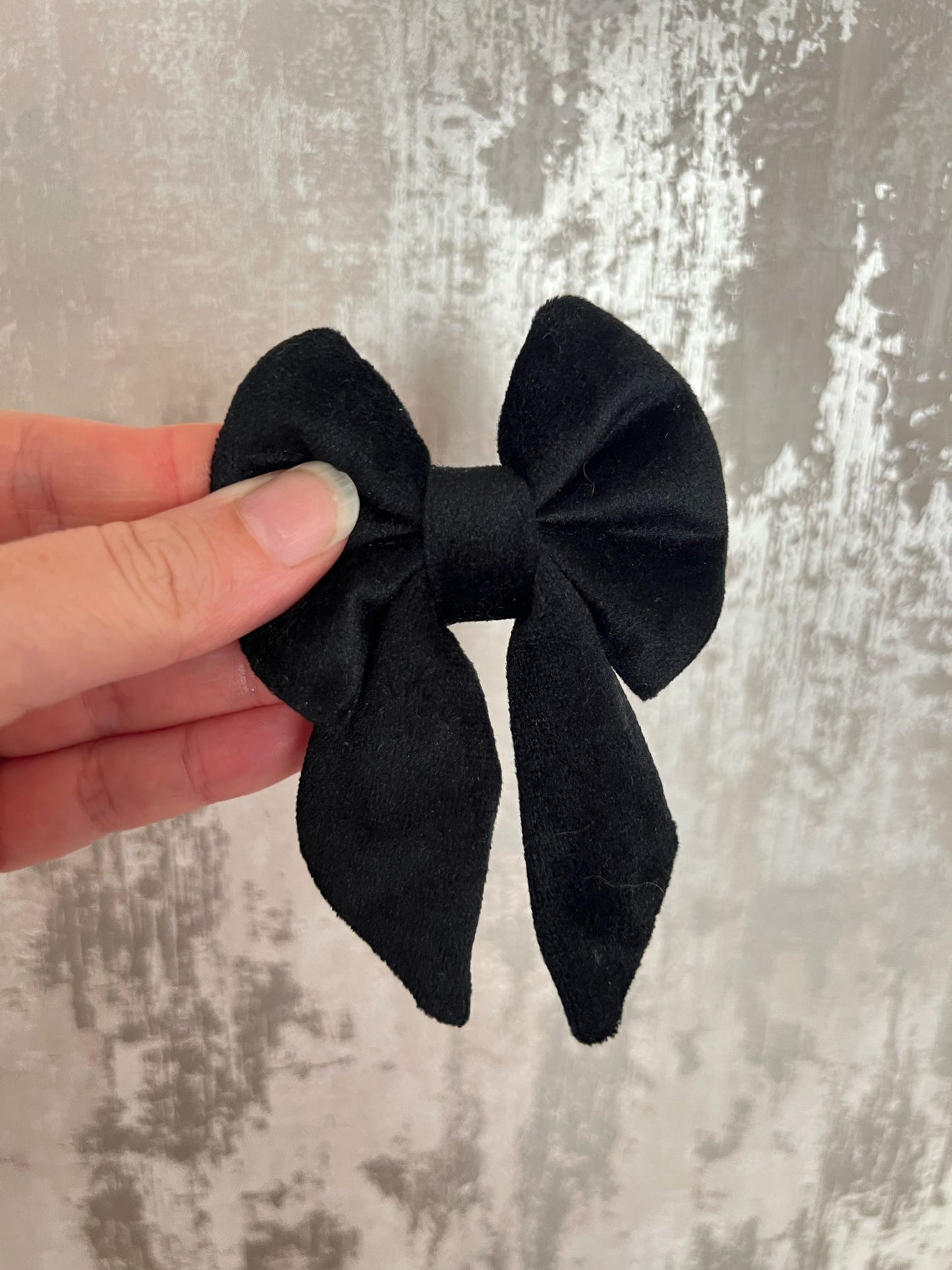 Fabric | Sailor Bow - Black Velvet