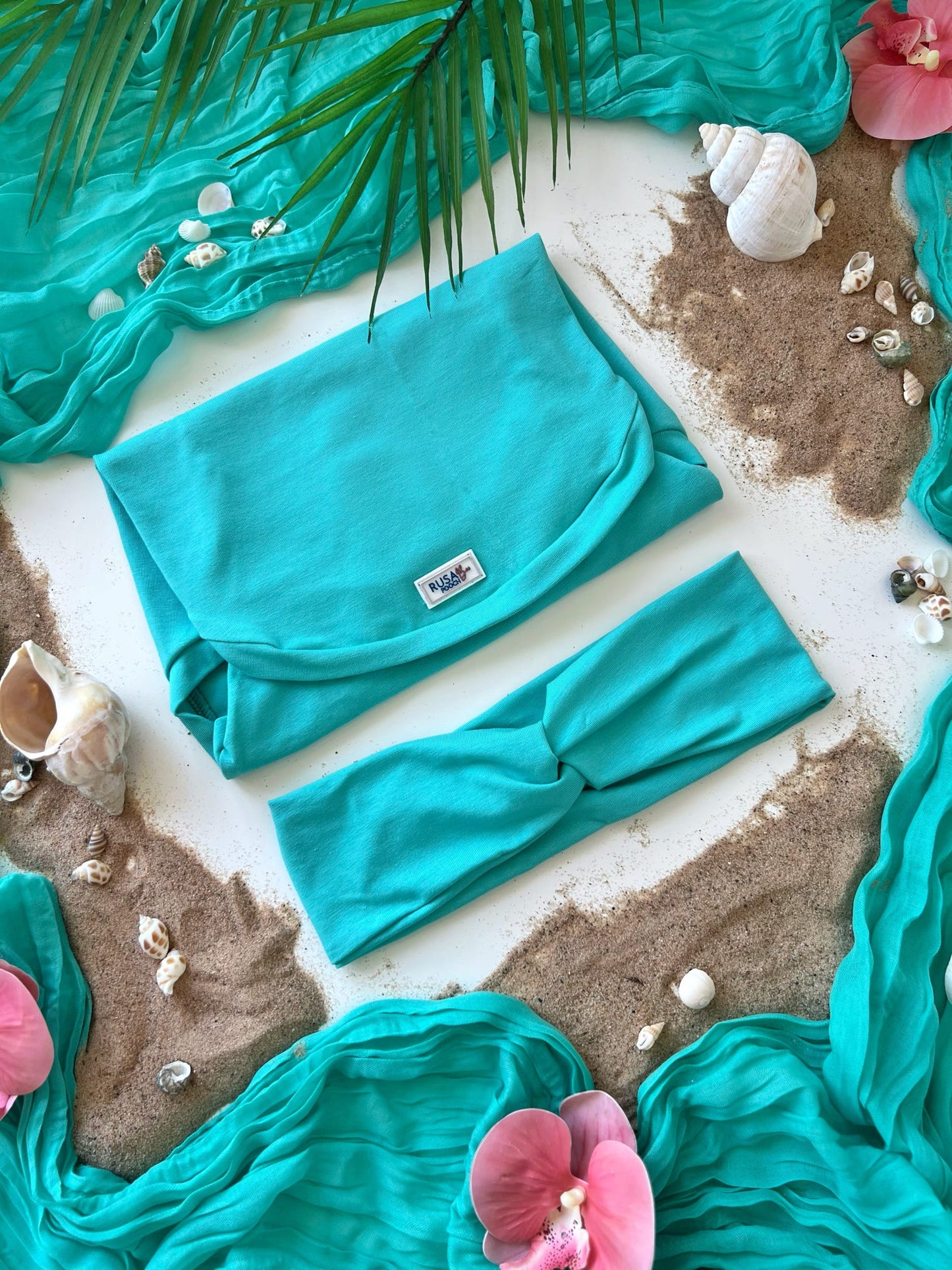 Ready To Ship | Cotton Cooling Tee - Turquoise