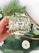 Green floral poo bad holder - The secret garden collection
