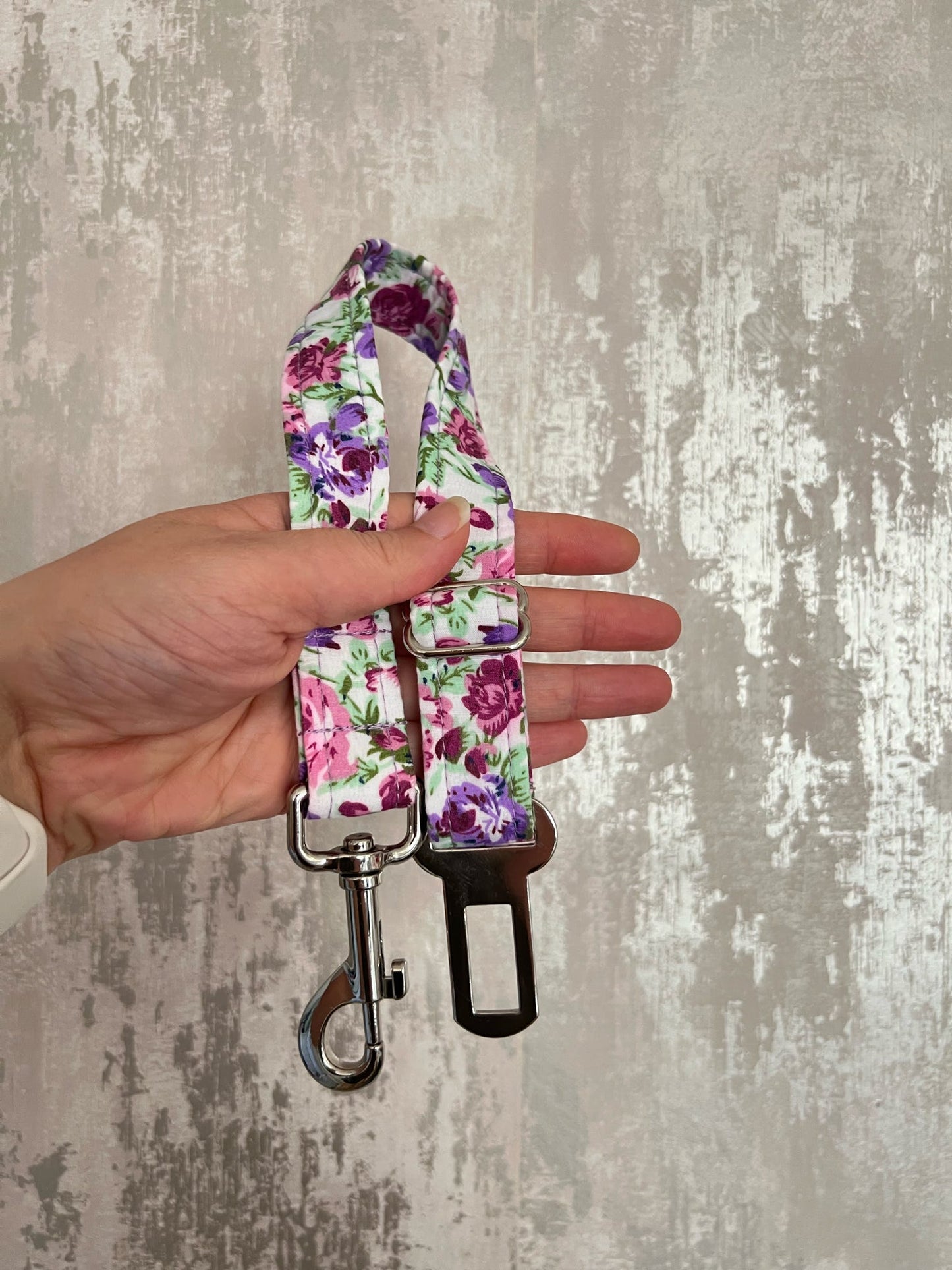 Seatbelt | Fabric - Purple Floral