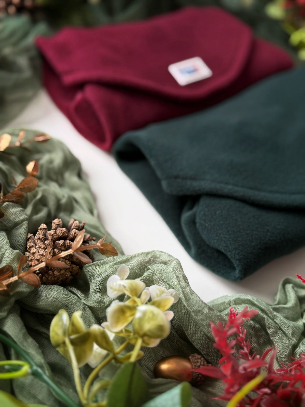Ready To Ship | Polar Fleece | Two Legged - Wine Red