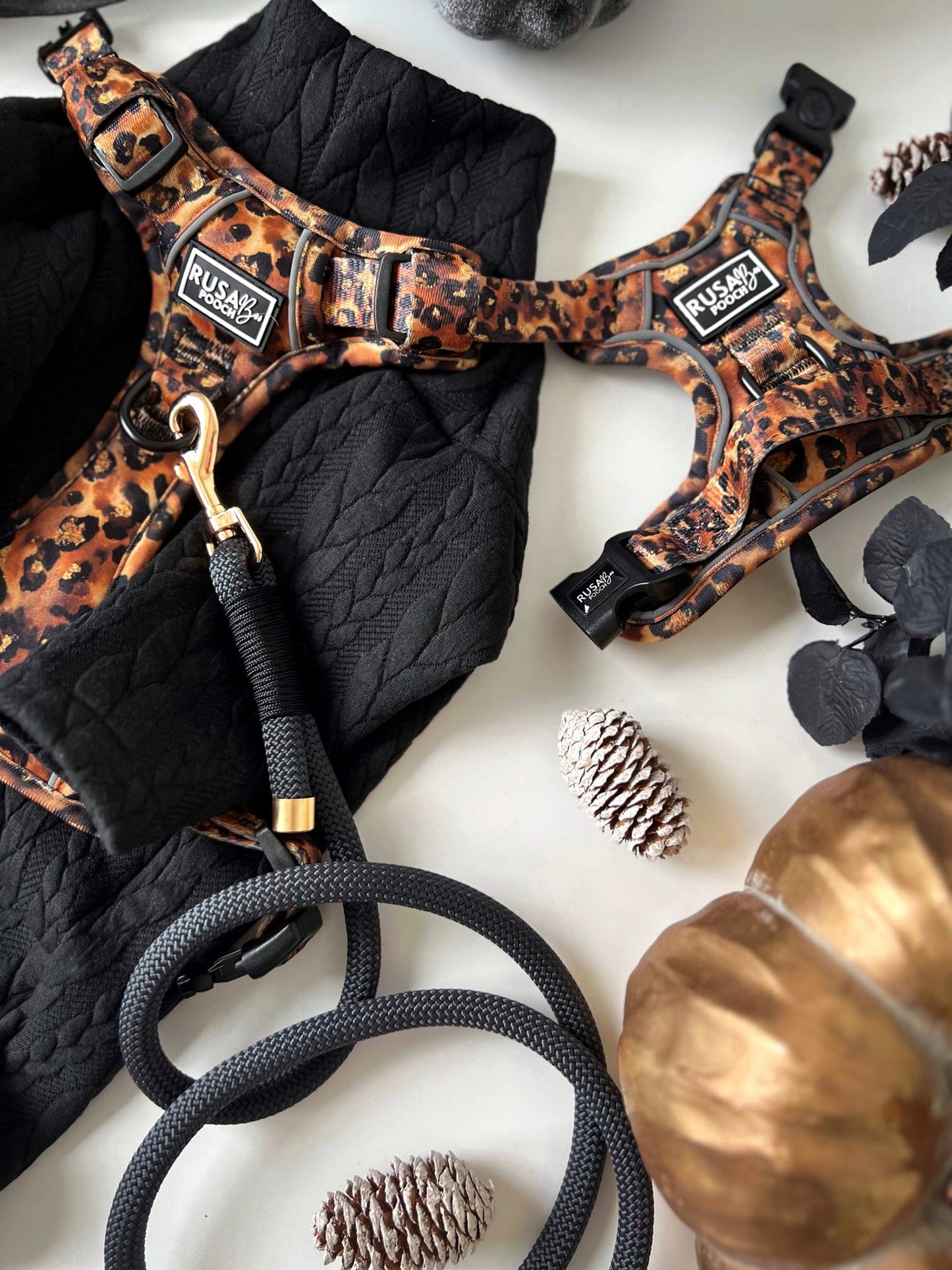 Custom Made | Lead | Rope - Black