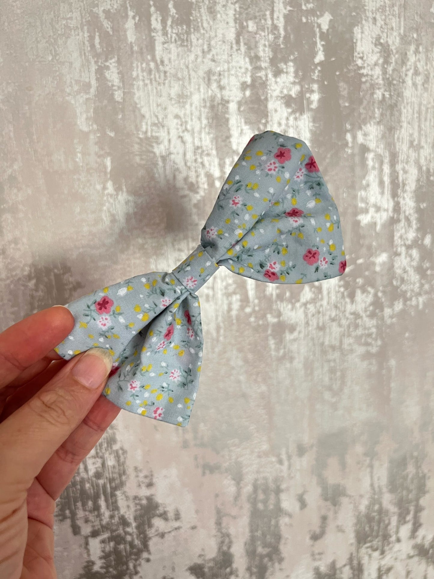 Fabric | Bow tie M - Blue Floral