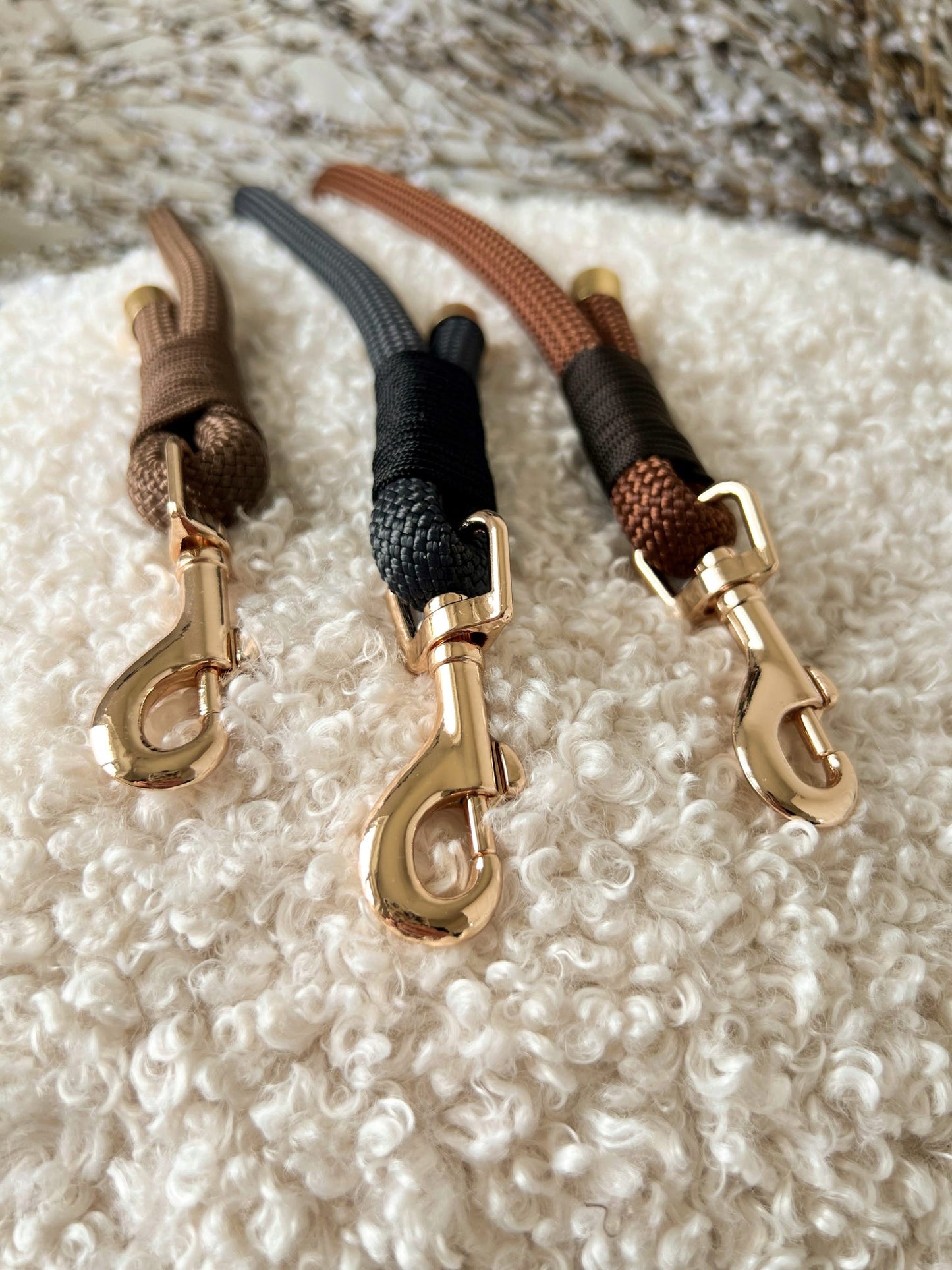 Custom Made | Lead | Rope - Black