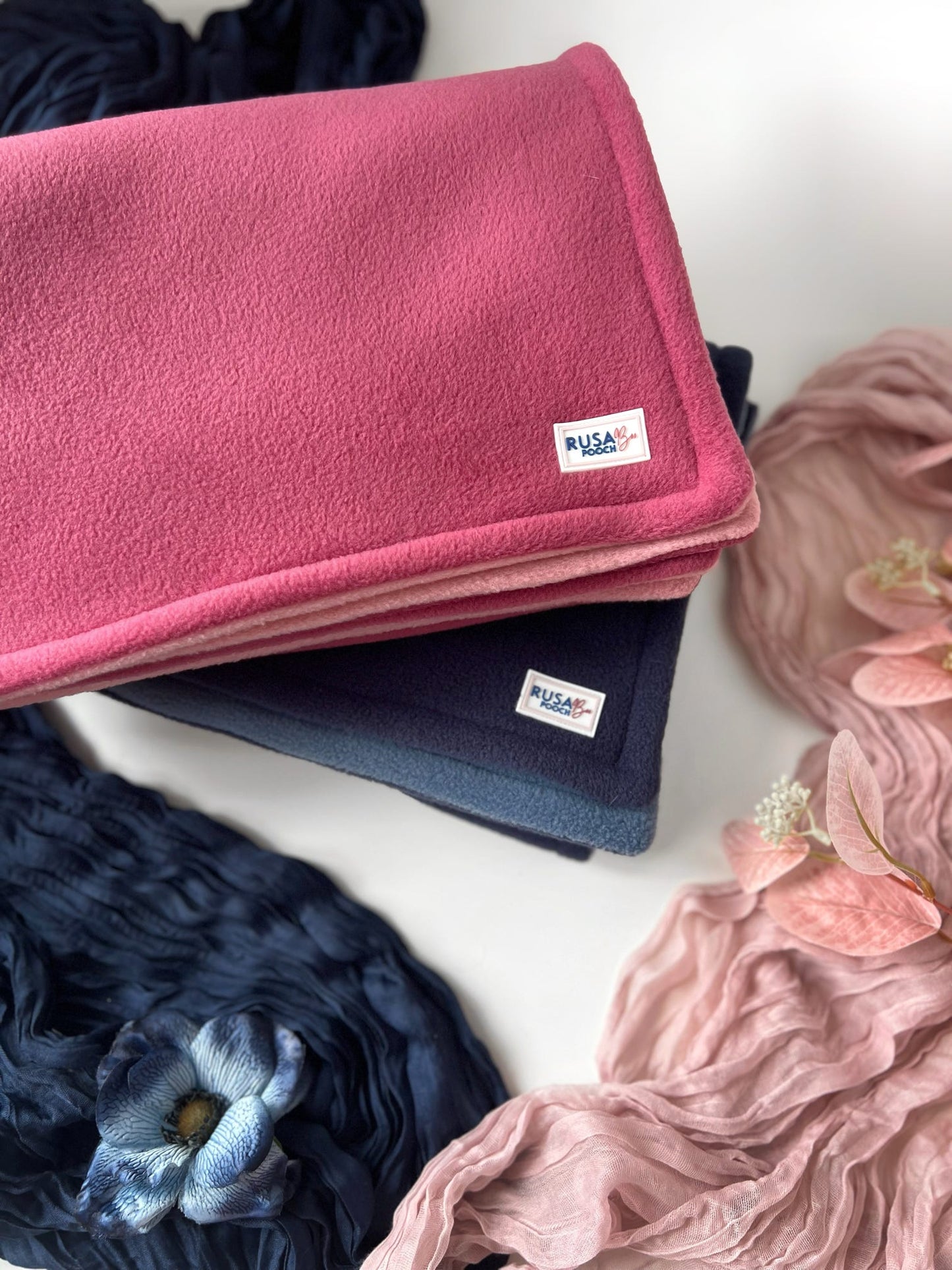 Ready To Ship | Blanket | Polar Fleece - Blue
