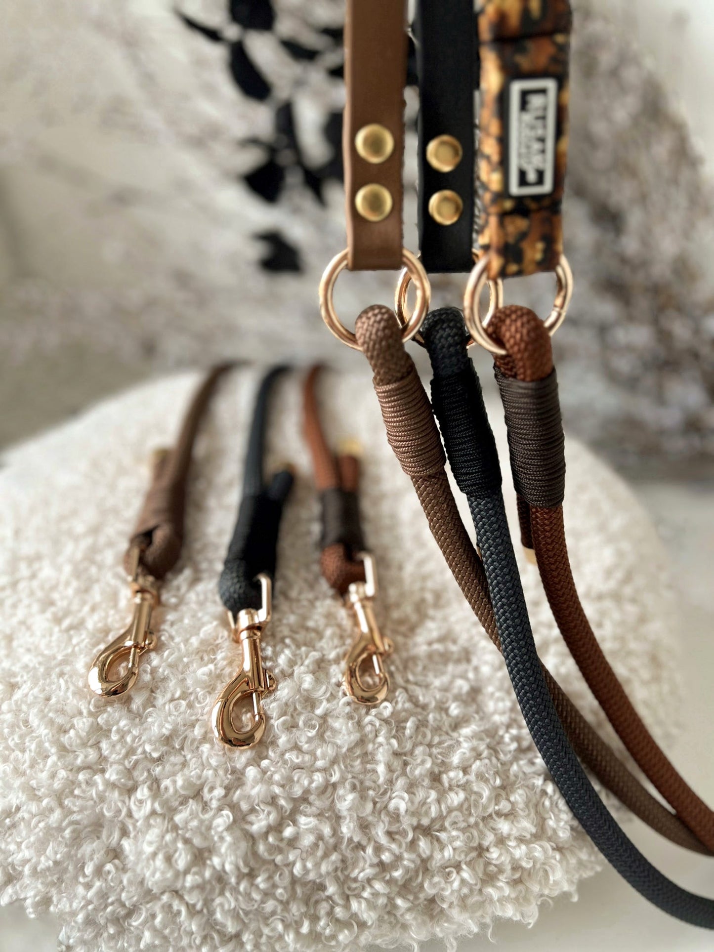 Custom Made | Lead | Rope - Black