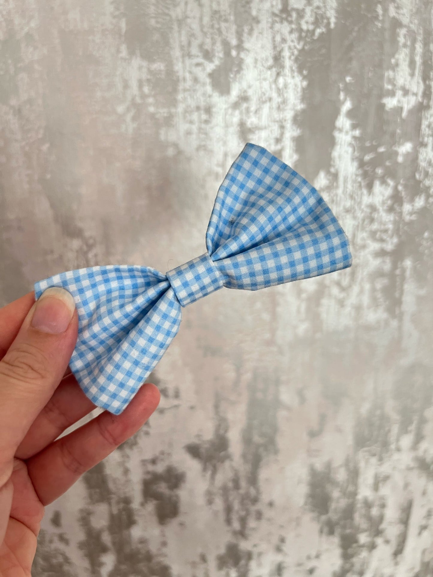 Fabric | Bowtie - Blue Gingham