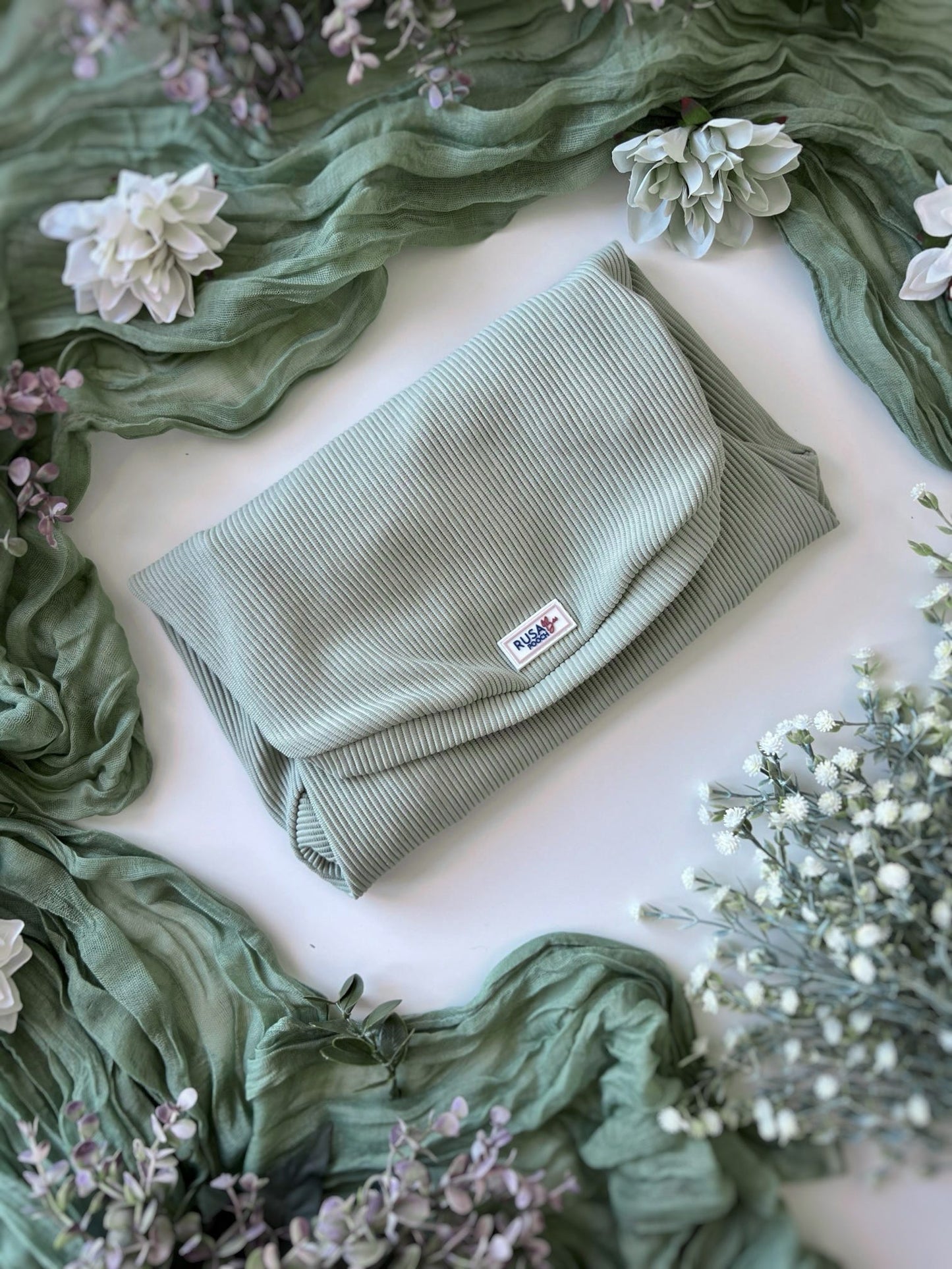 Custom Made | Jersey Rib | Tankie - Pistachio