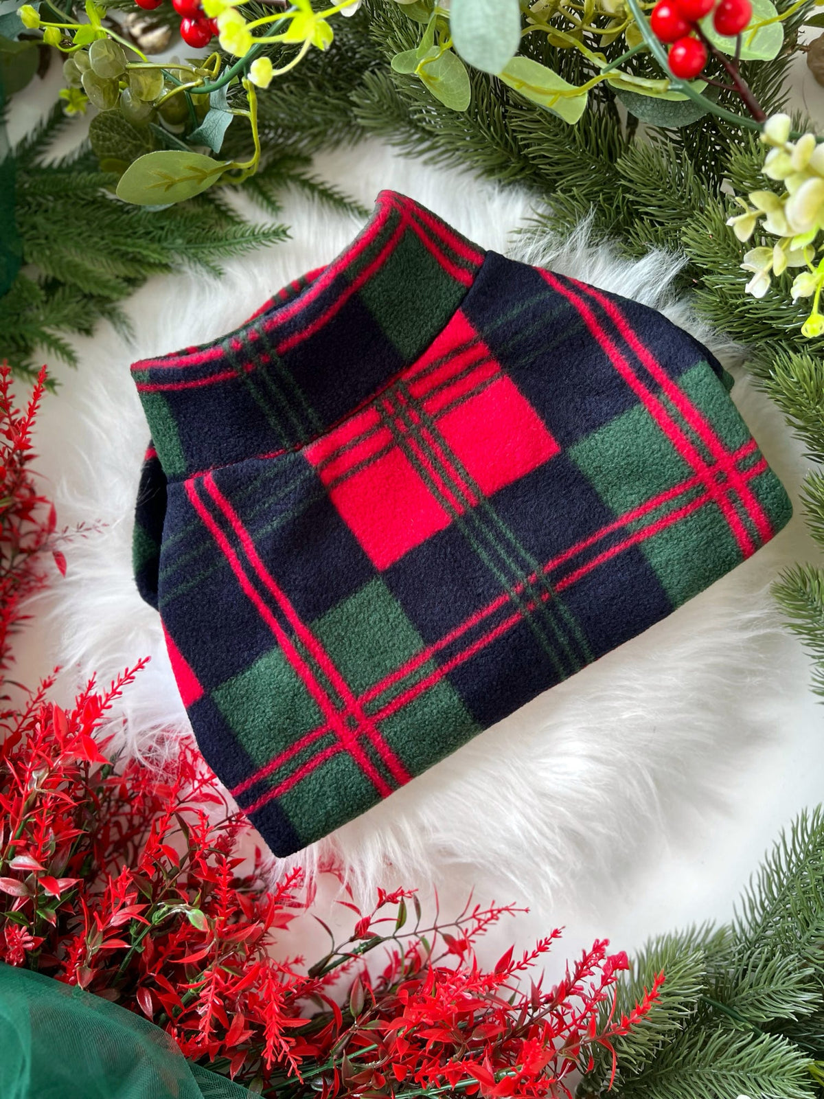 Custom Made | Polar Fleece | Four Legged - Checked Patterns