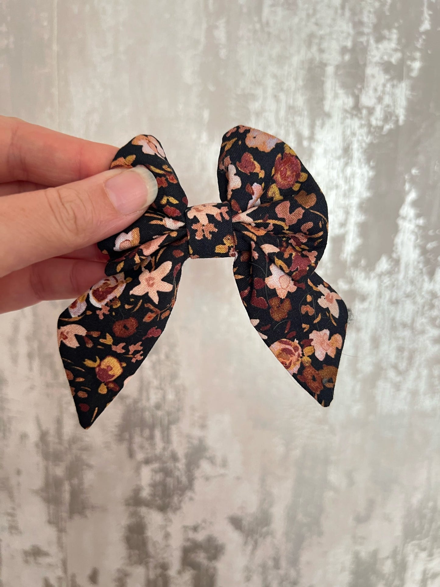Fabric | Sailor Bow - Black Floral