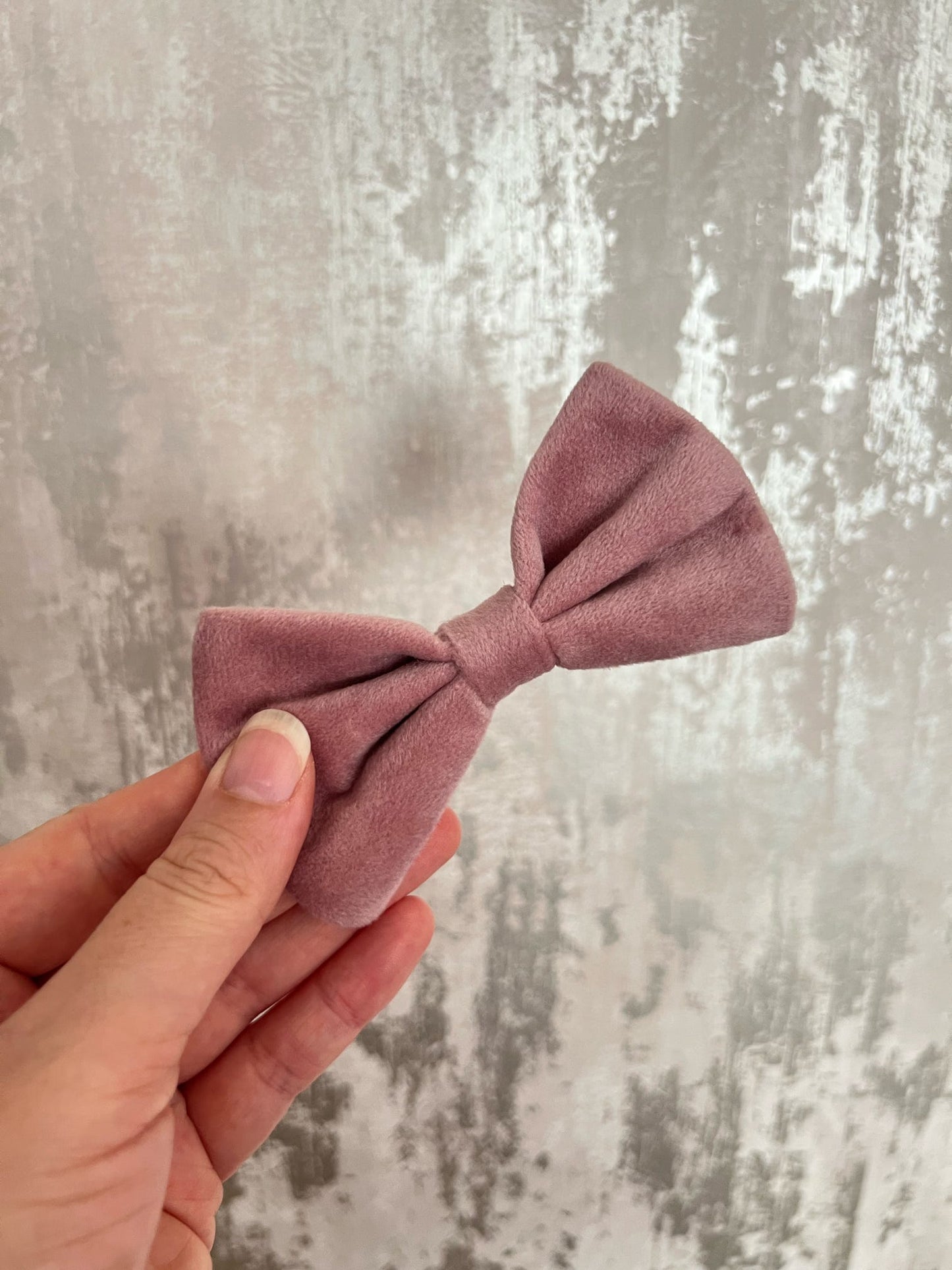 Fabric | Bowtie - Dusky Pink Velvet