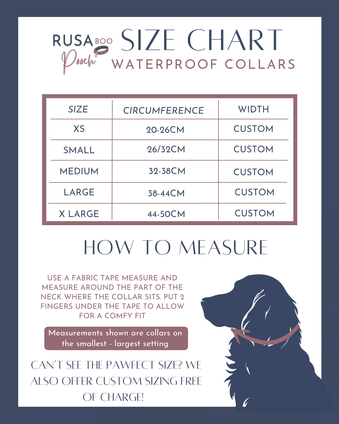 Made To Match | Collar | Waterproof - White