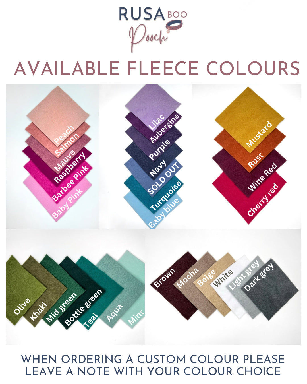 Fleece - Polar Fleece | Four Legged - Custom Colour
