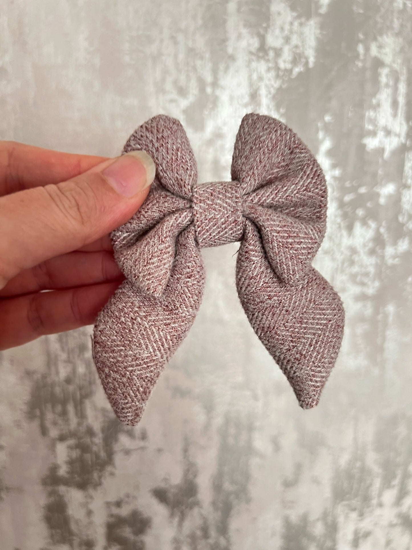 Fabric | Sailor Bow - Pink Tweed