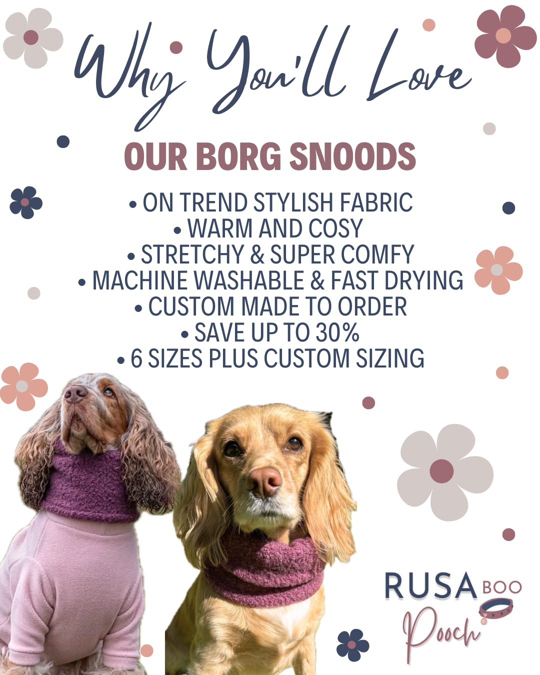 Benefits of a teddy fleece dog snood