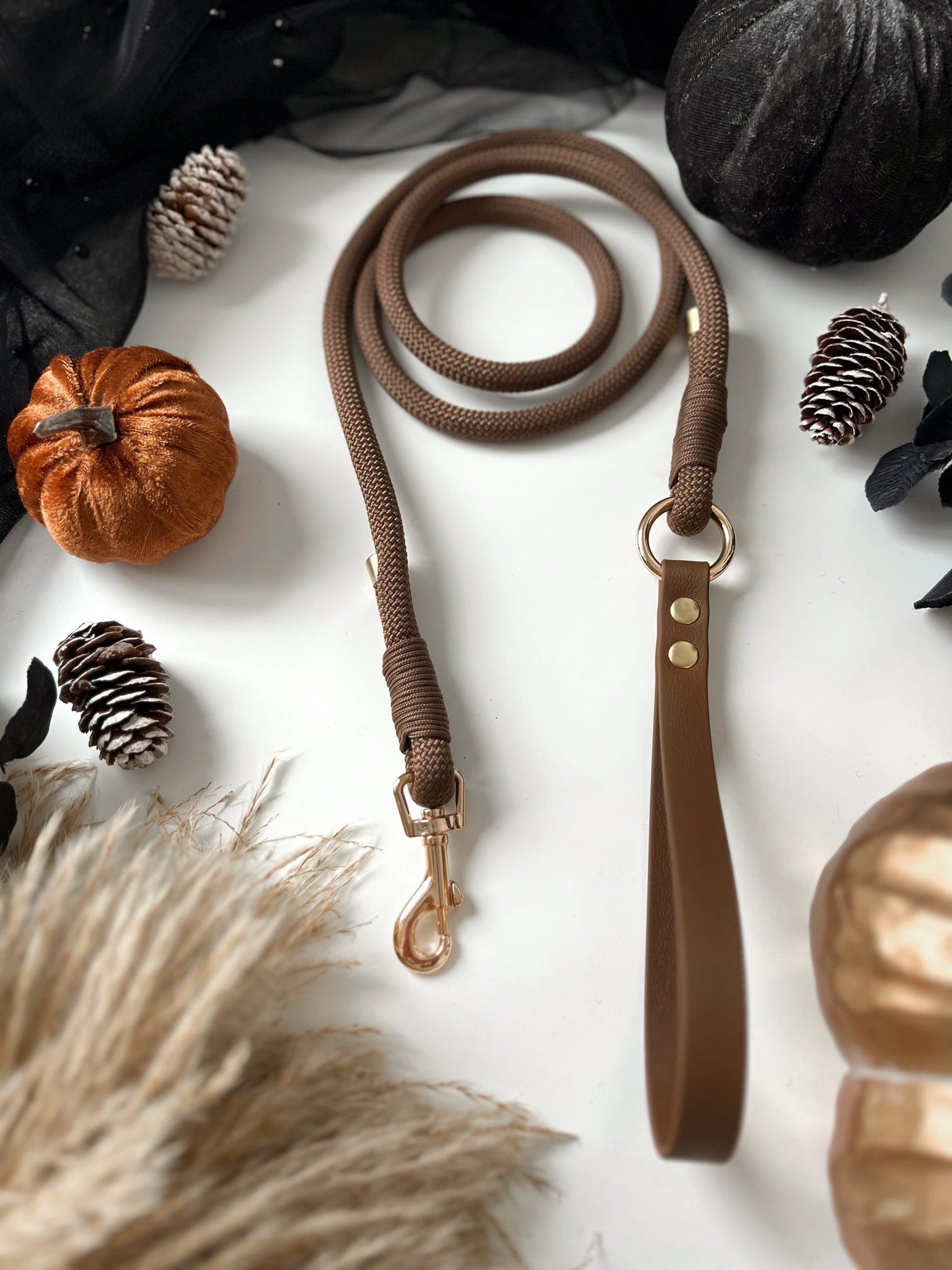 Custom Made | Lead | Rope - Brown
