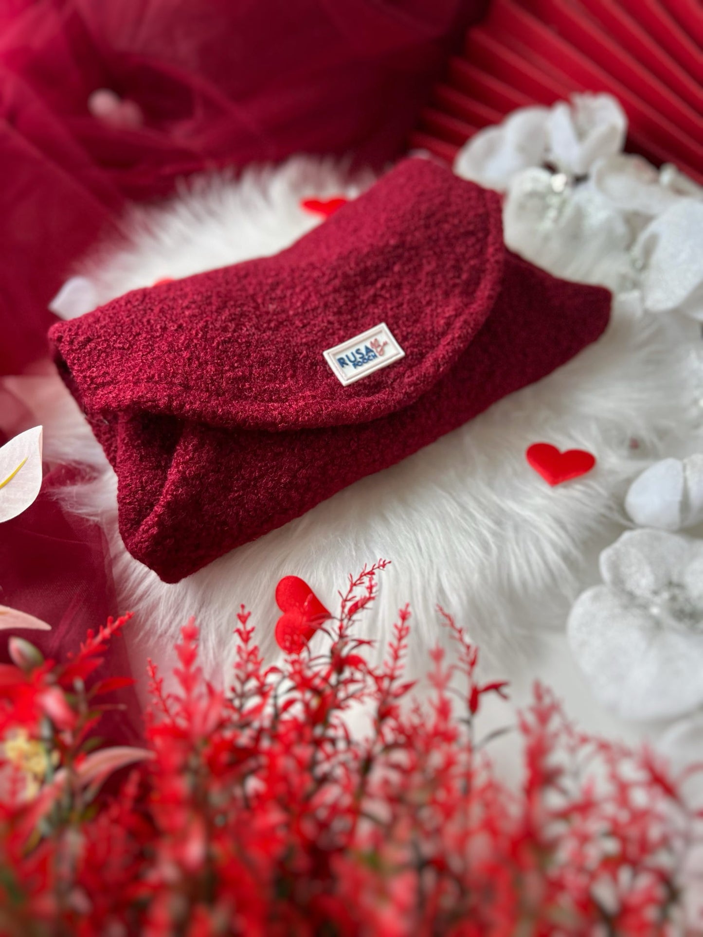 Custom Made | Teddy Borg Jumper | Two Legged - Merlot