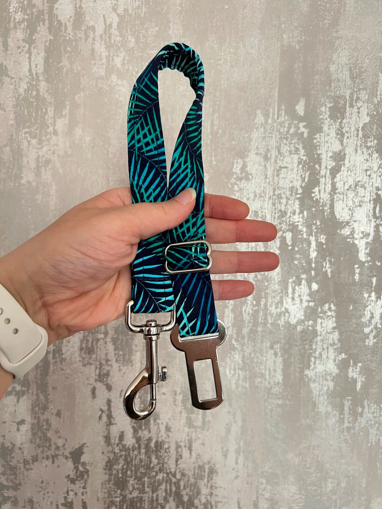 Seatbelt | Fabric - Navy Tropical