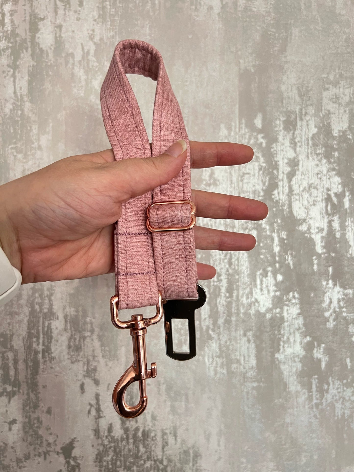 Seatbelt | Fabric - Pink Linen