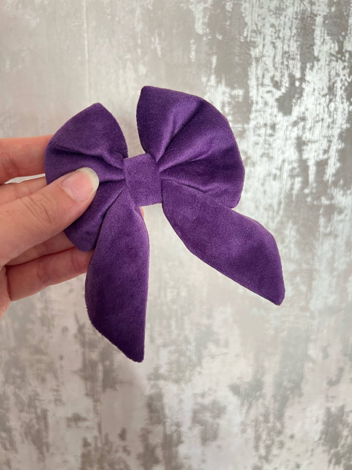 Fabric | Sailor Bow - Purple Velvet