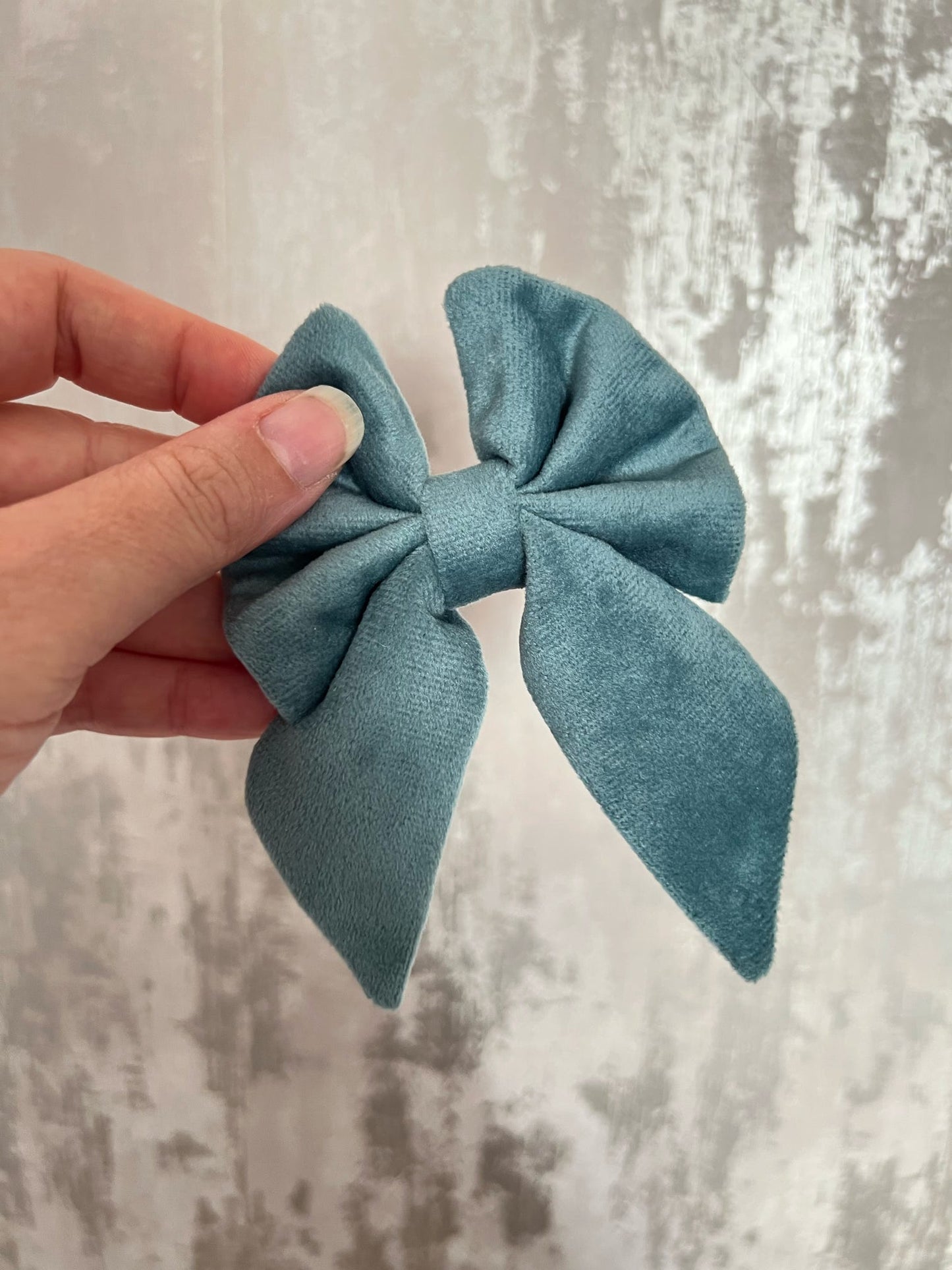 Fabric | Sailor Bow - Blue Velvet