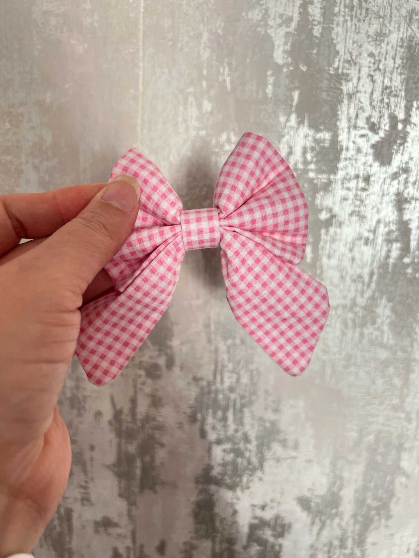 Fabric | Sailor Bow - Pink Gingham