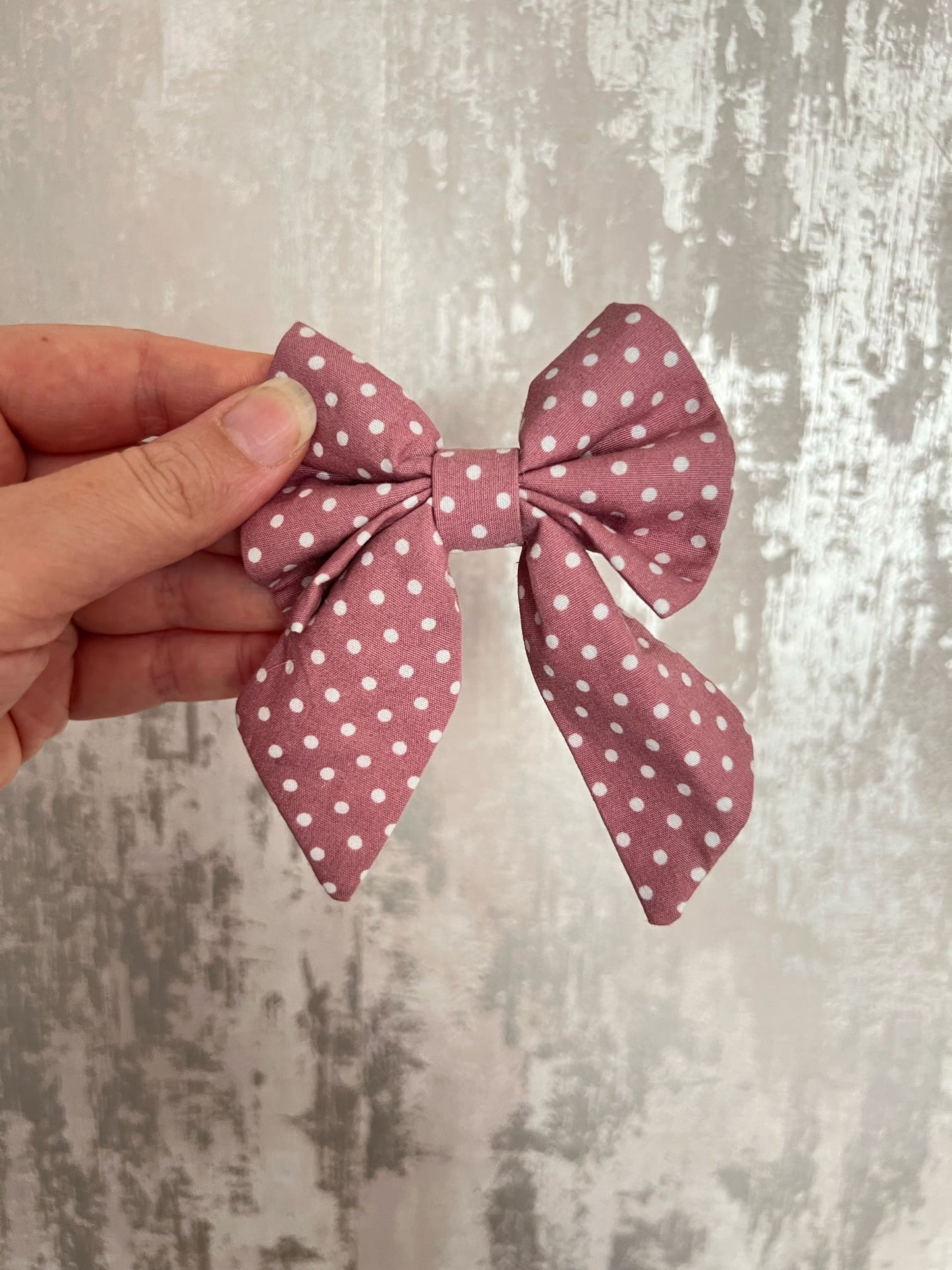 Fabric | Sailor Bow - Pink Polka Dot