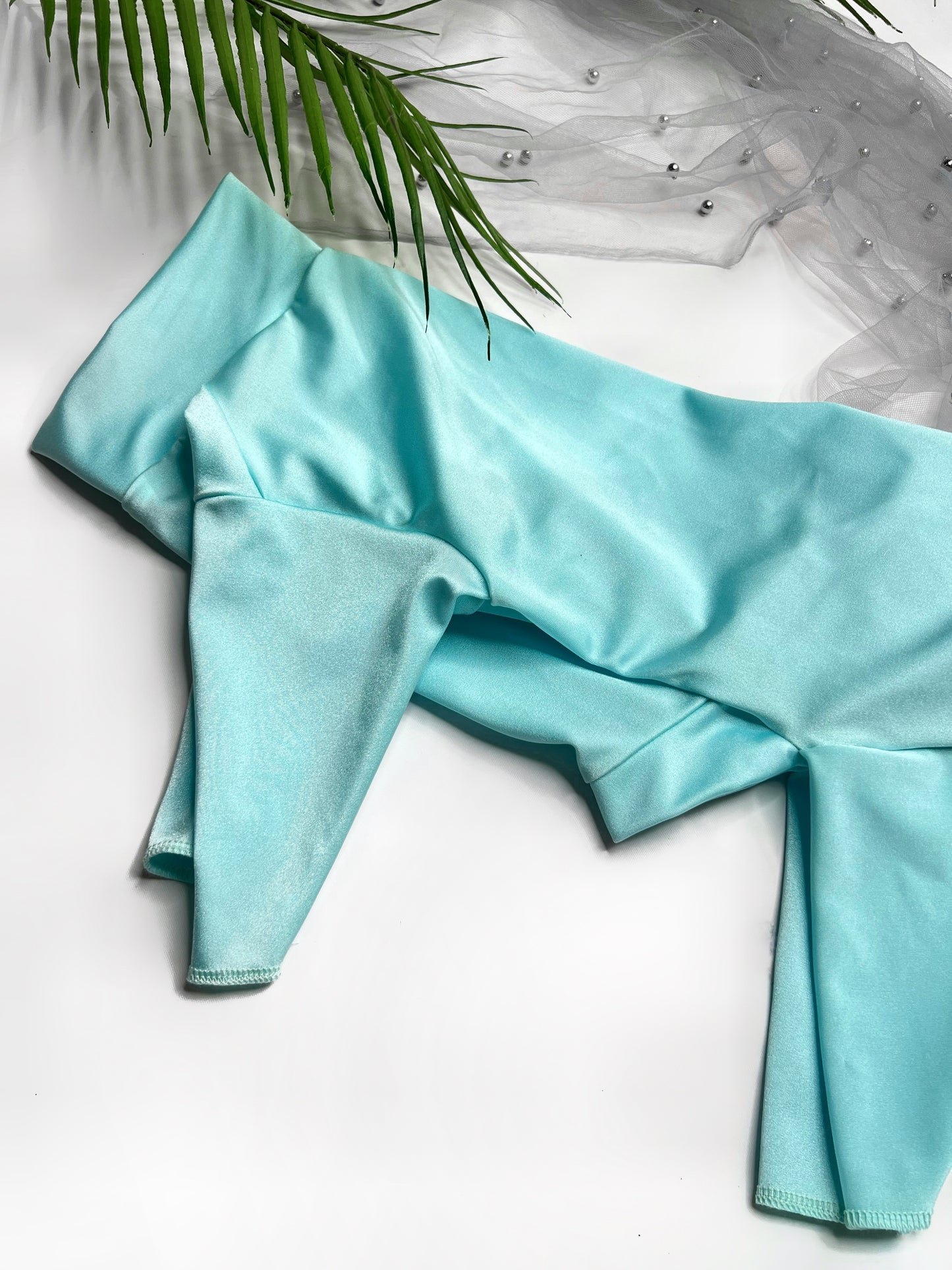 Our aqua blue anti flea and tick summer suit