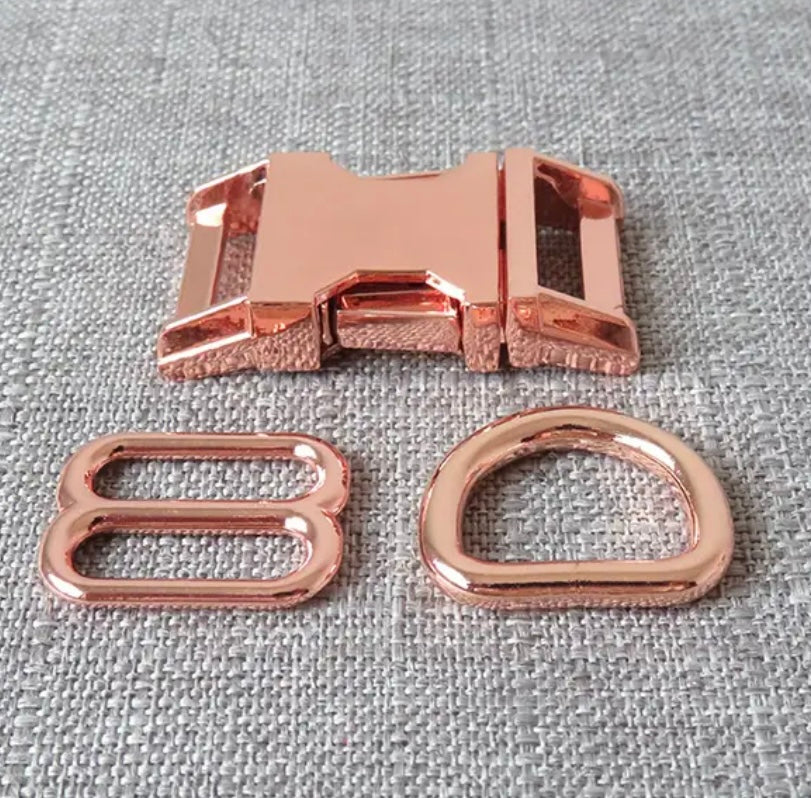 Rose gold quick release buckle