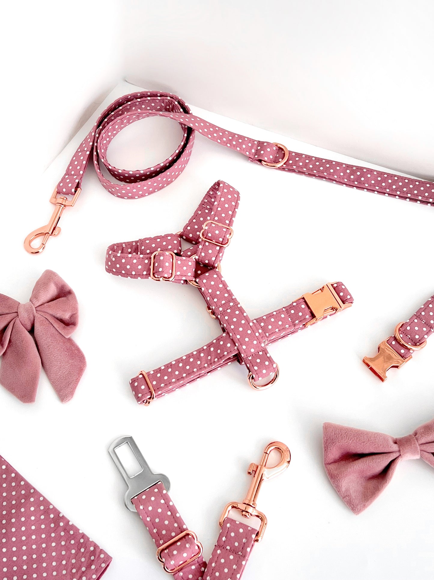 Full collection - pink rose quartz velvet