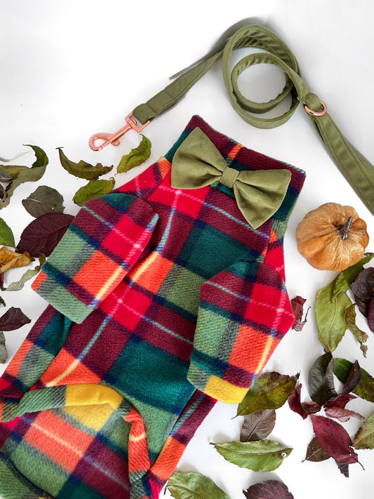 Rustic roots plaid fleece