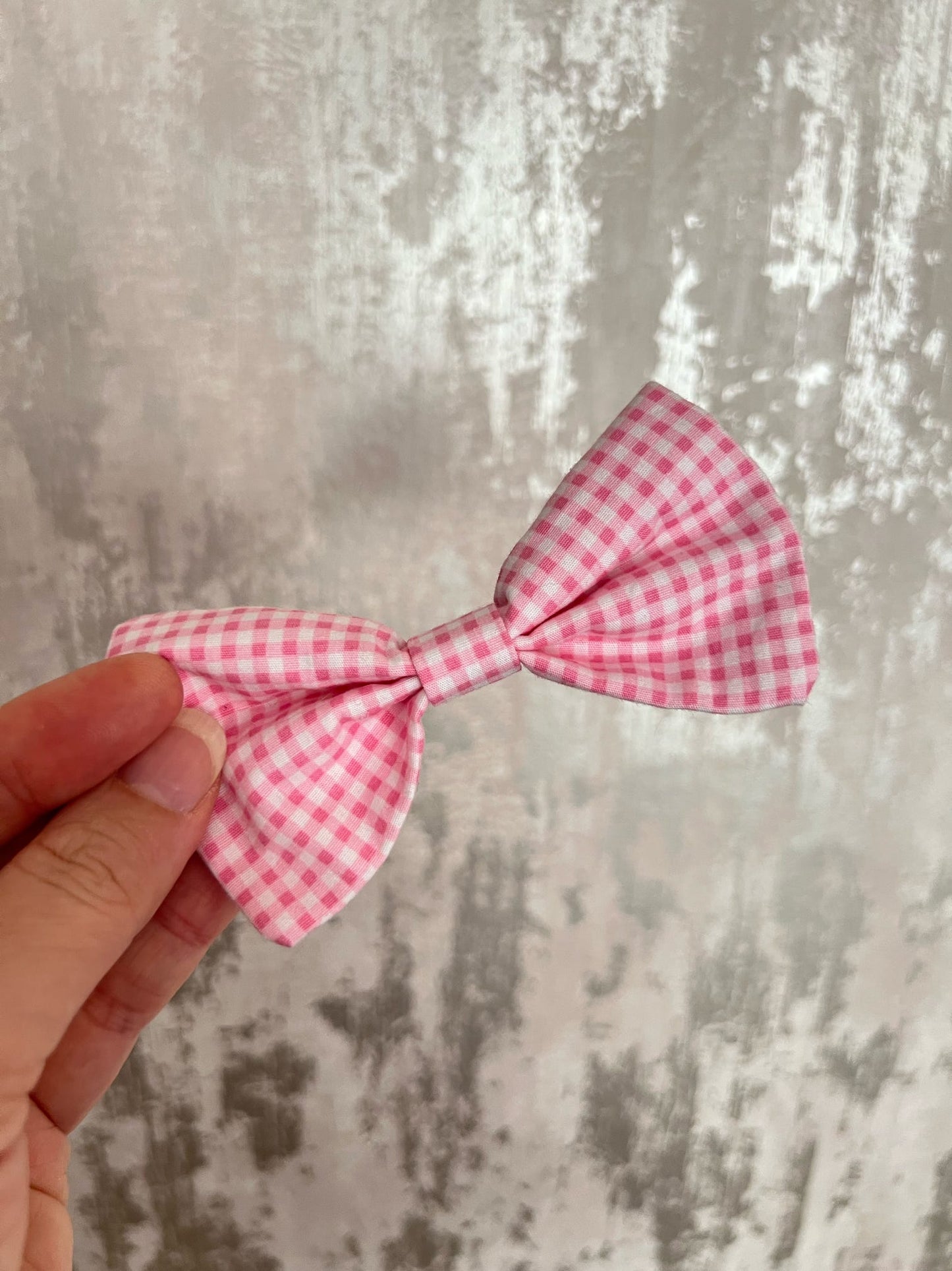 Fabric | Bowtie - Pink Gingham