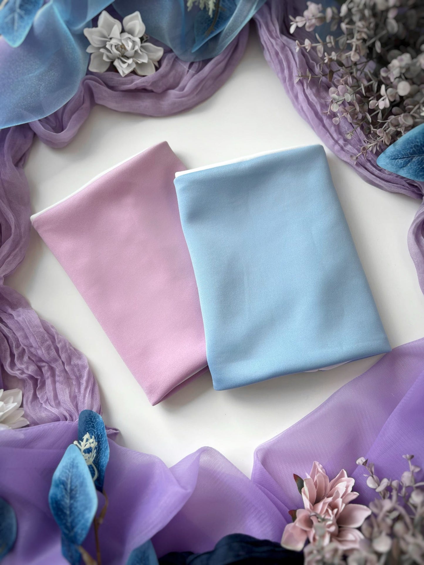 Custom Made | Summer Food Snood - Light Blue
