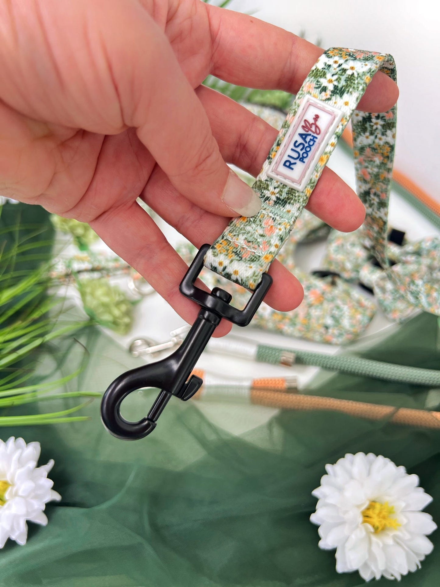 Ready to ship green floral lead - The secret garden