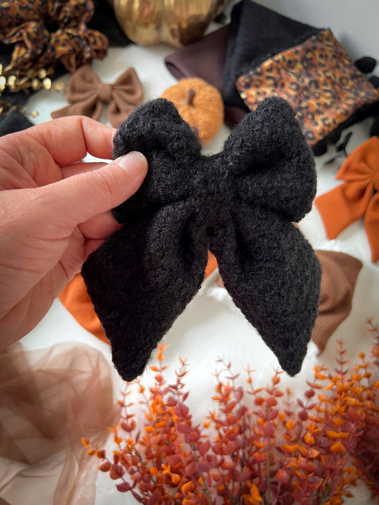 Custom Made | Sailor Bow - Black Borg