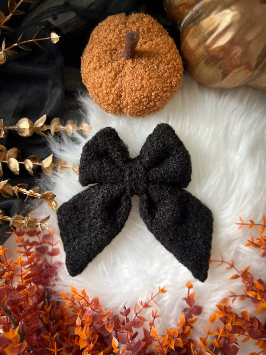 Custom Made | Sailor Bow - Black Borg