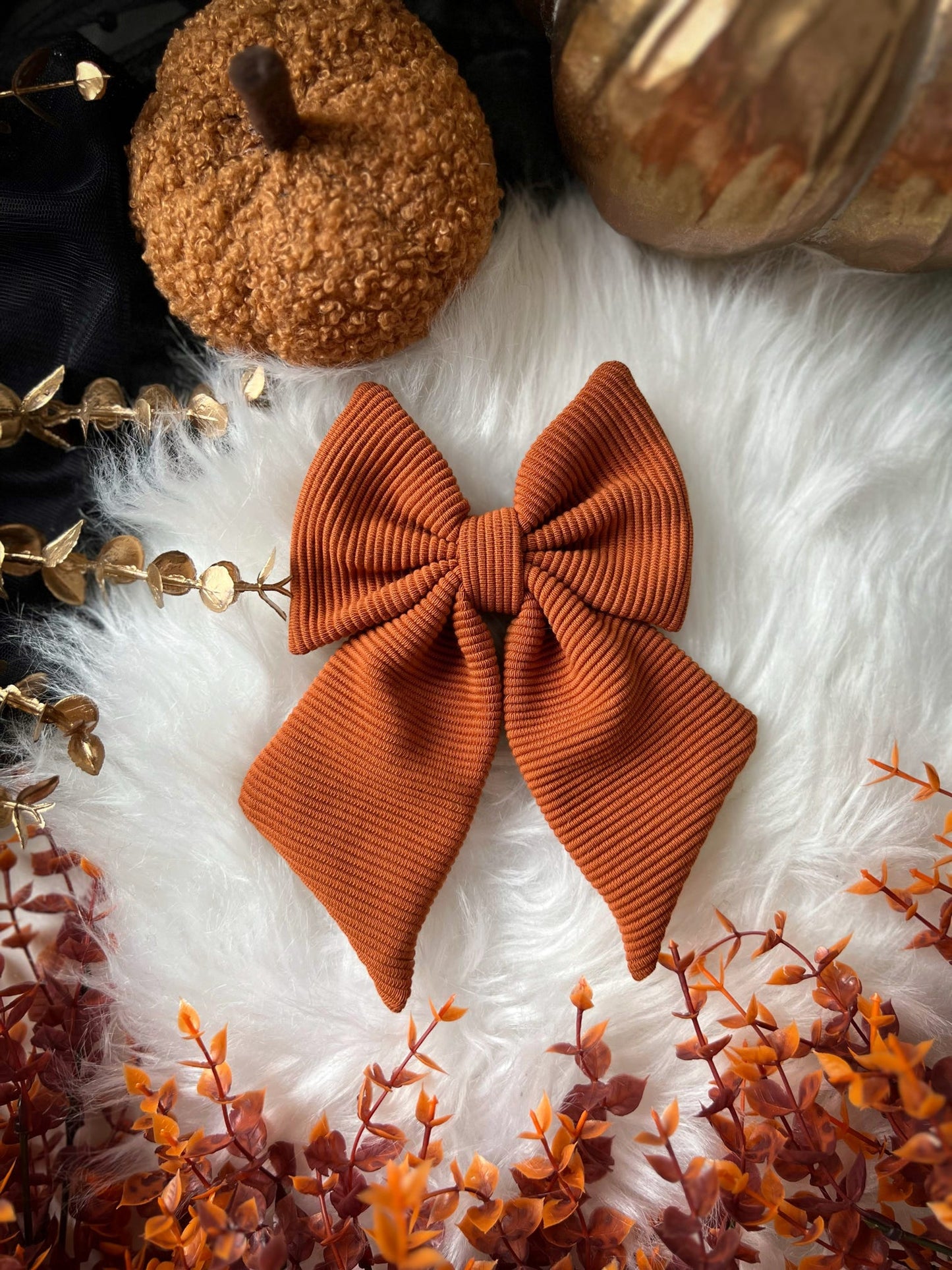 Custom Made | Sailor Bow - Auburn Jersey Rib