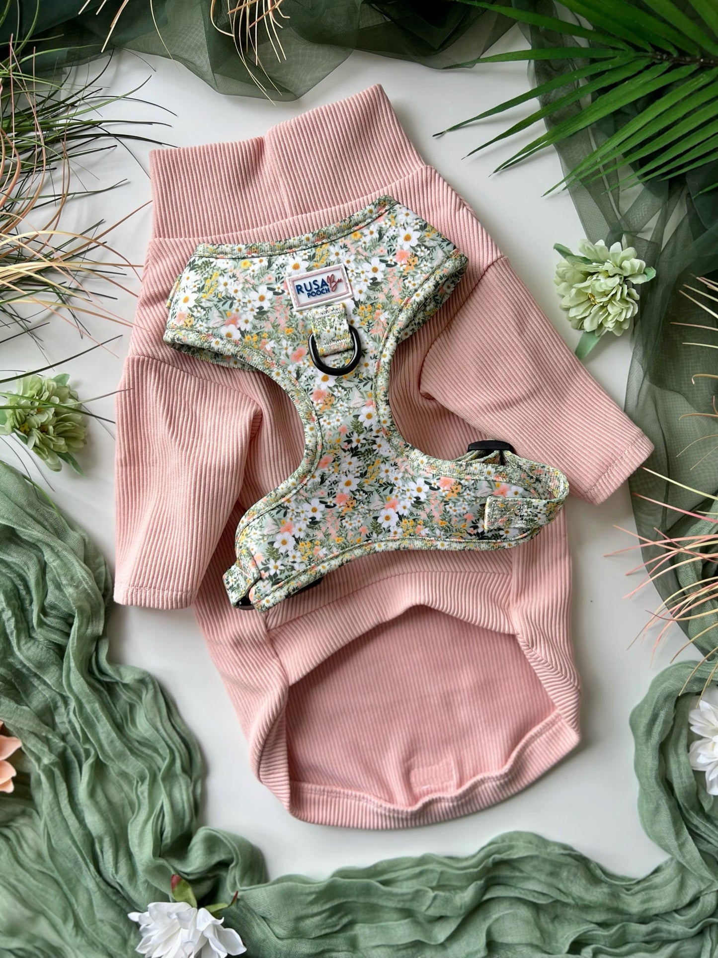 Ribbed Jersey | 2 leg | Small - Blossom