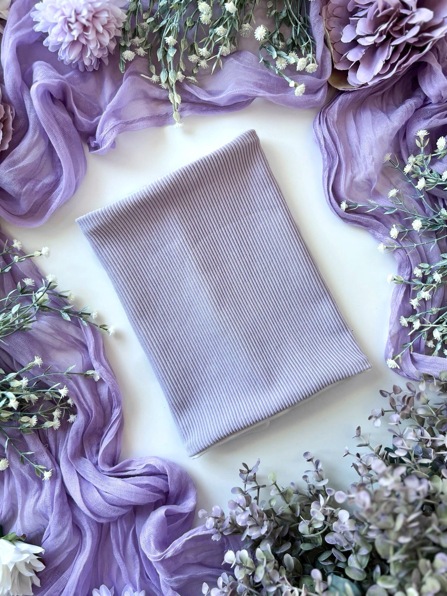 Custom Made | Food Snood - Lavender Jersey Rib