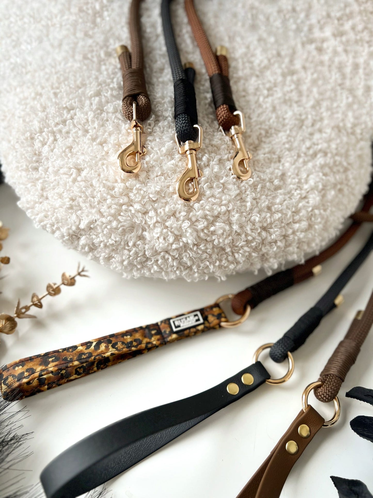 Custom Made | Lead | Rope - Black