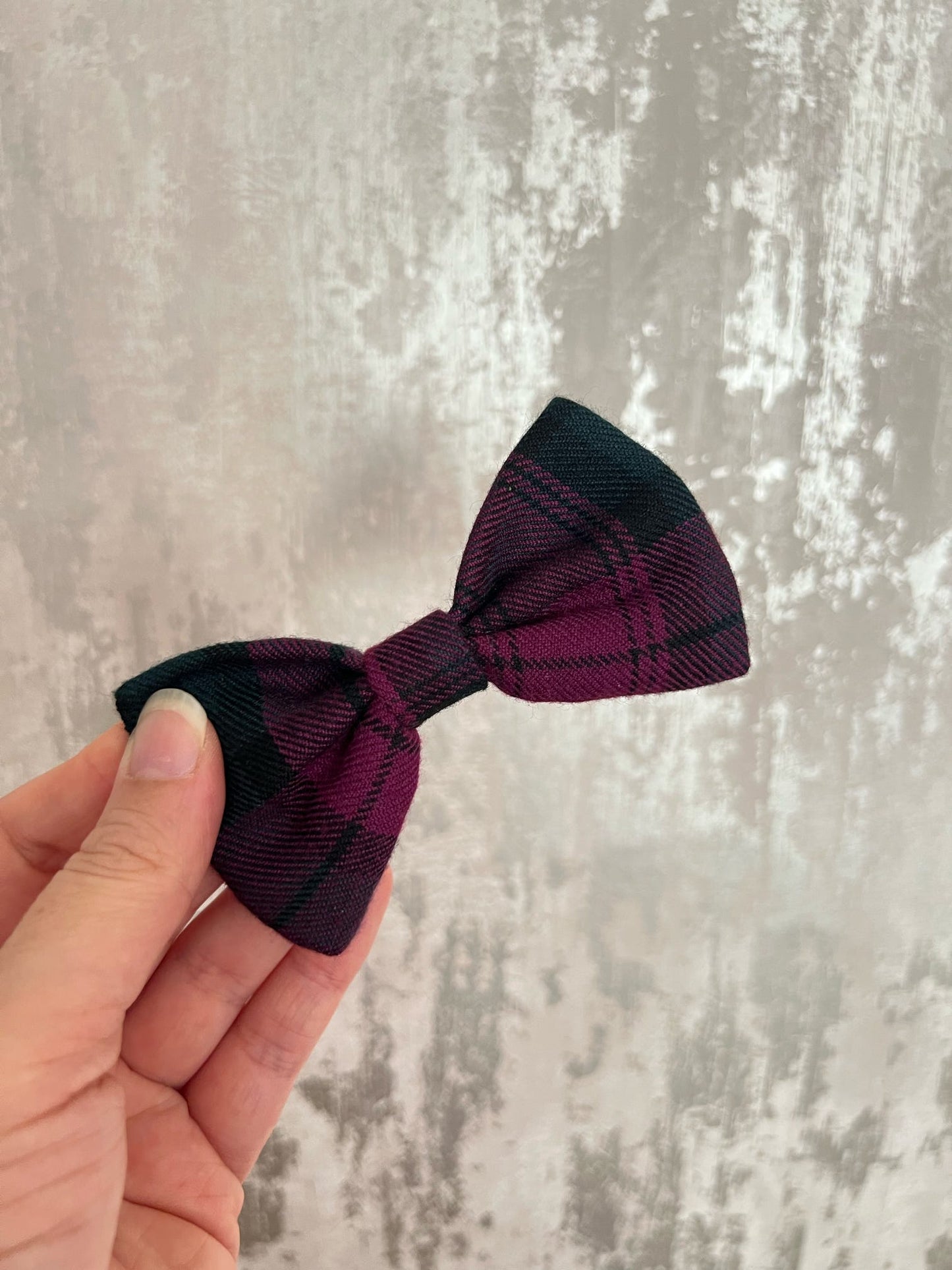 Fabric | Bowtie - Purple Tartan