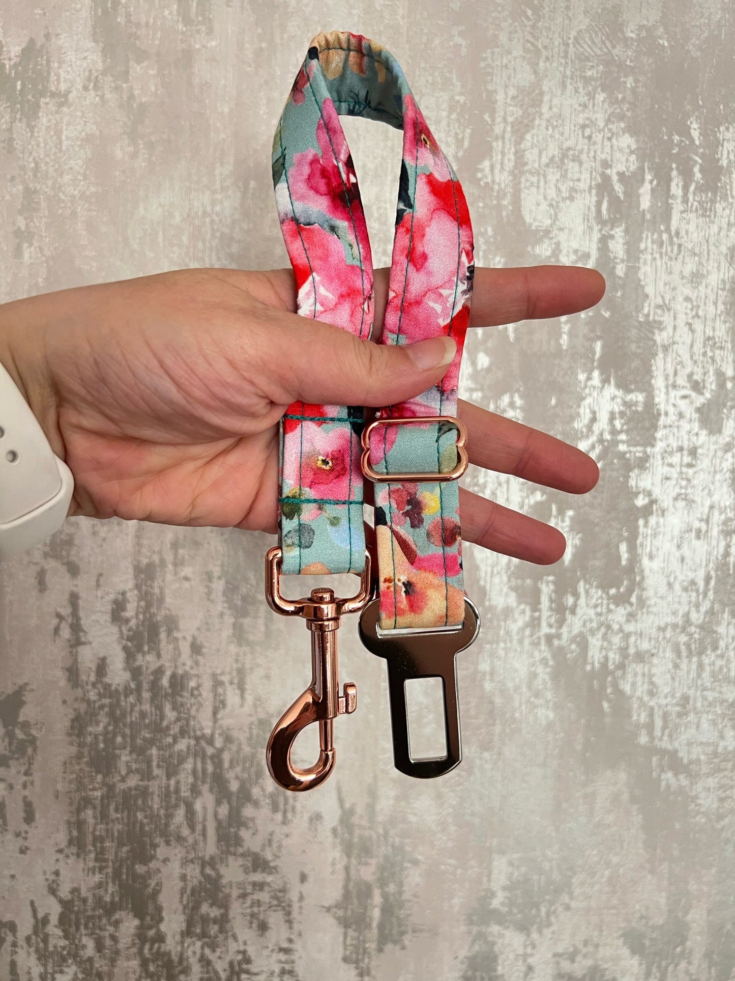 Seatbelt | Fabric - Blue Floral