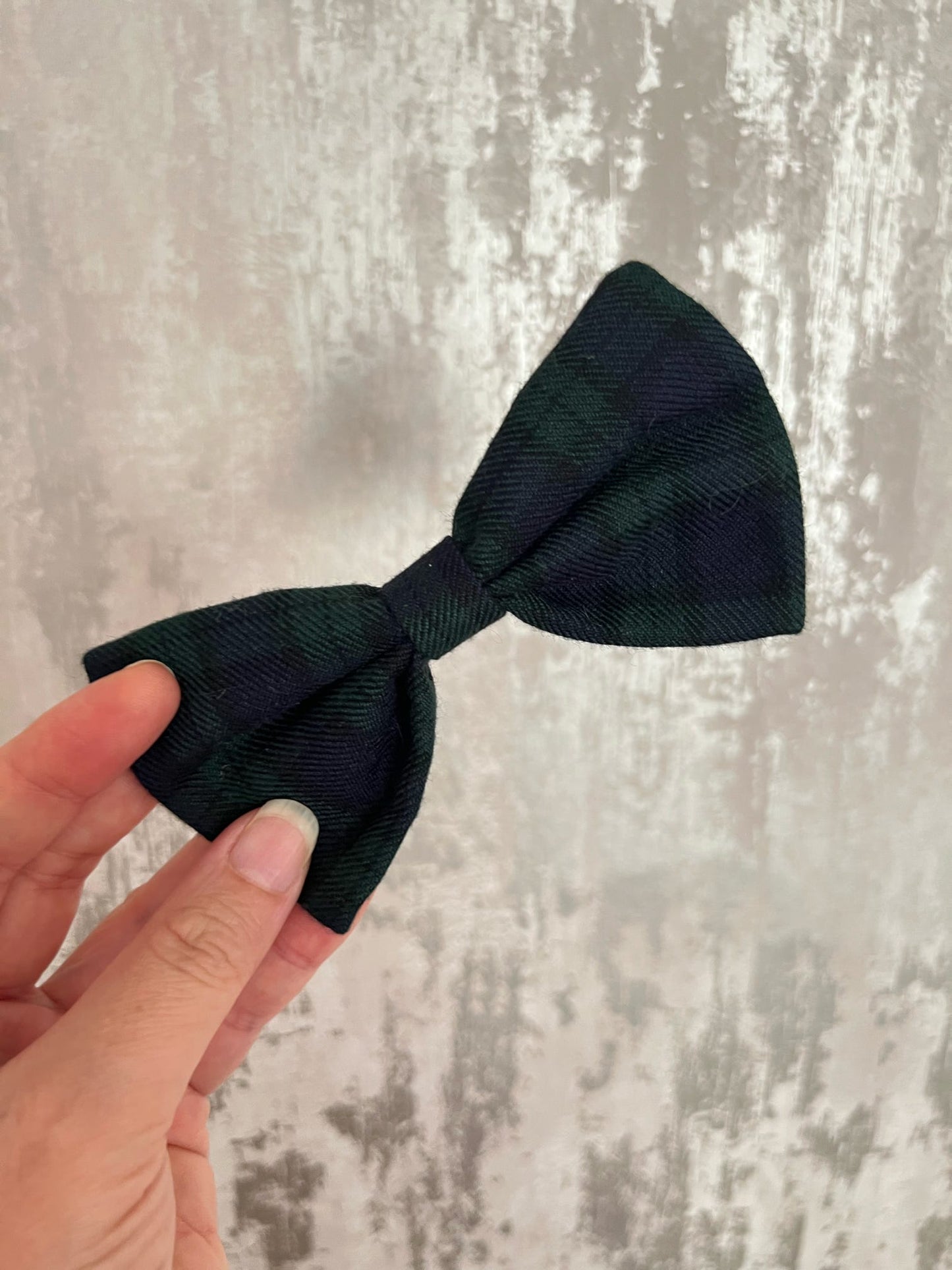 Fabric | Bow tie M - Navy Tartan