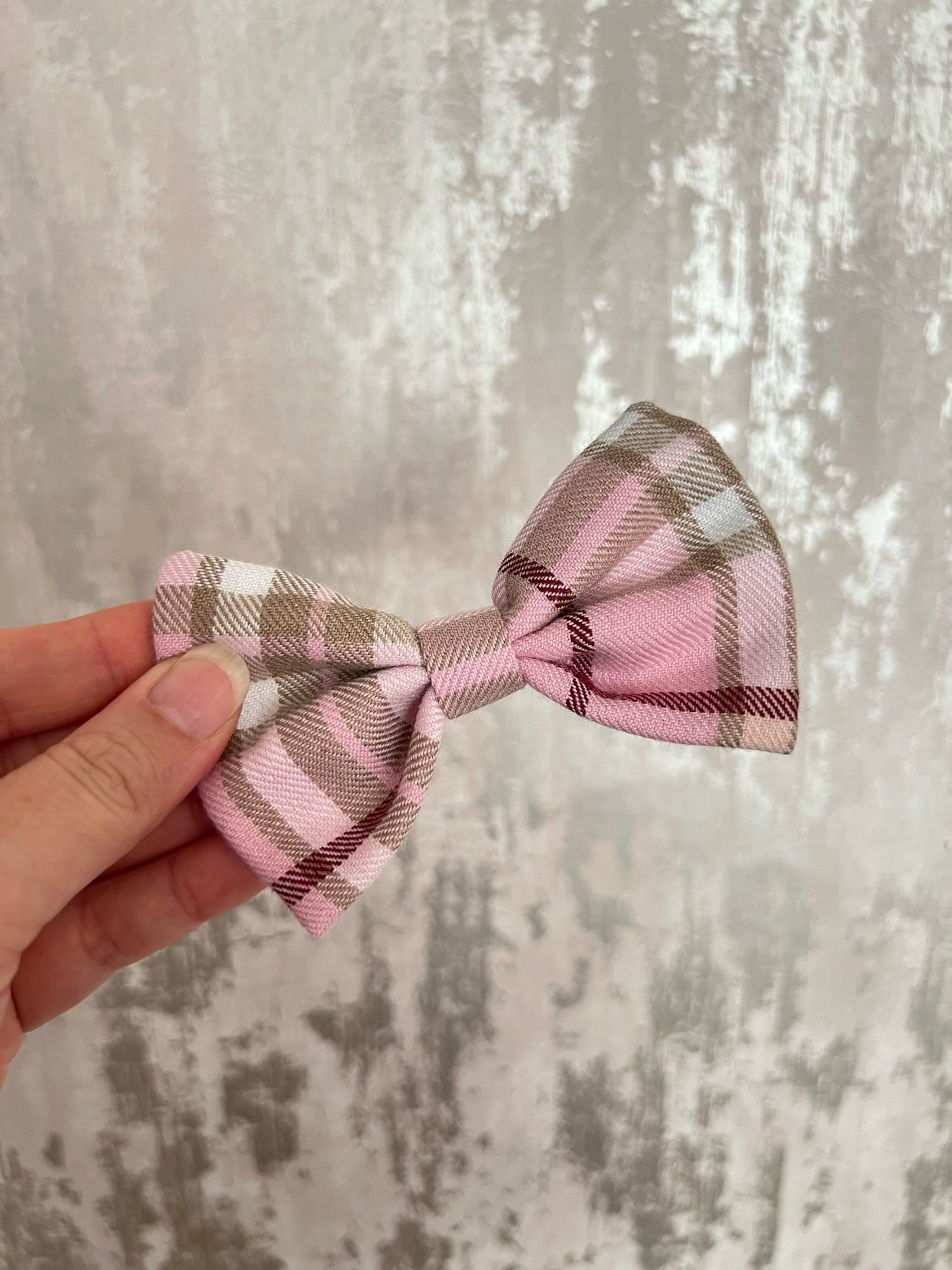 Fabric | Bowtie - Pink Tartan