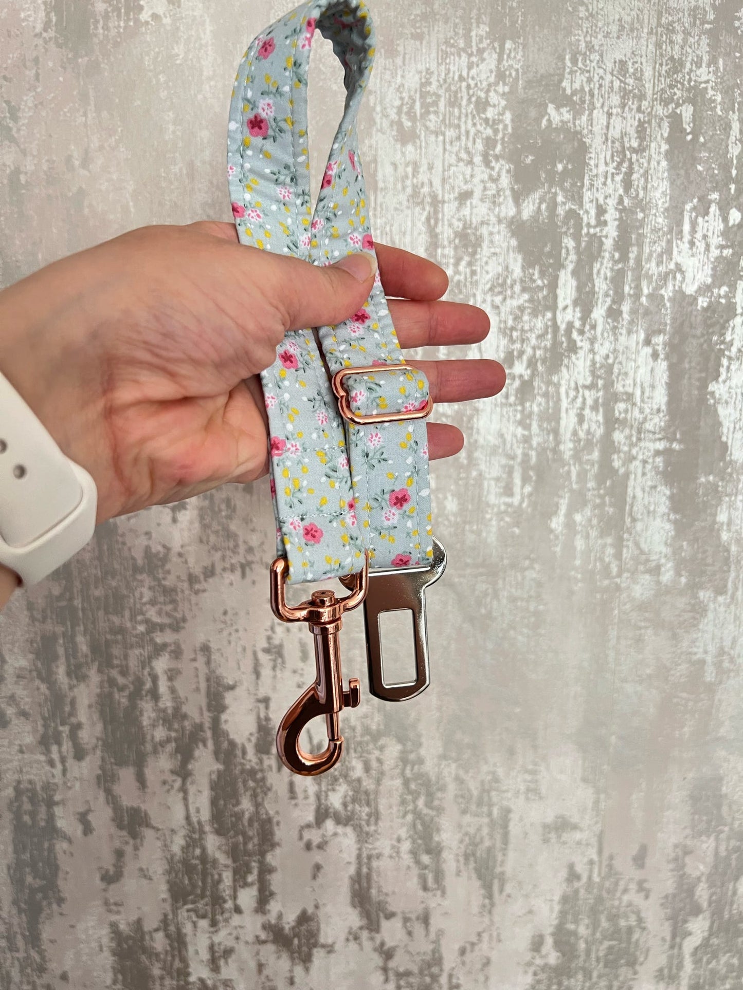 Seatbelt | Fabric - Blue Floral