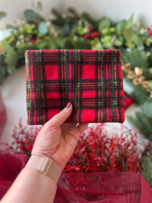 Custom Made | Snood - Christmas Tartan Polar Fleece