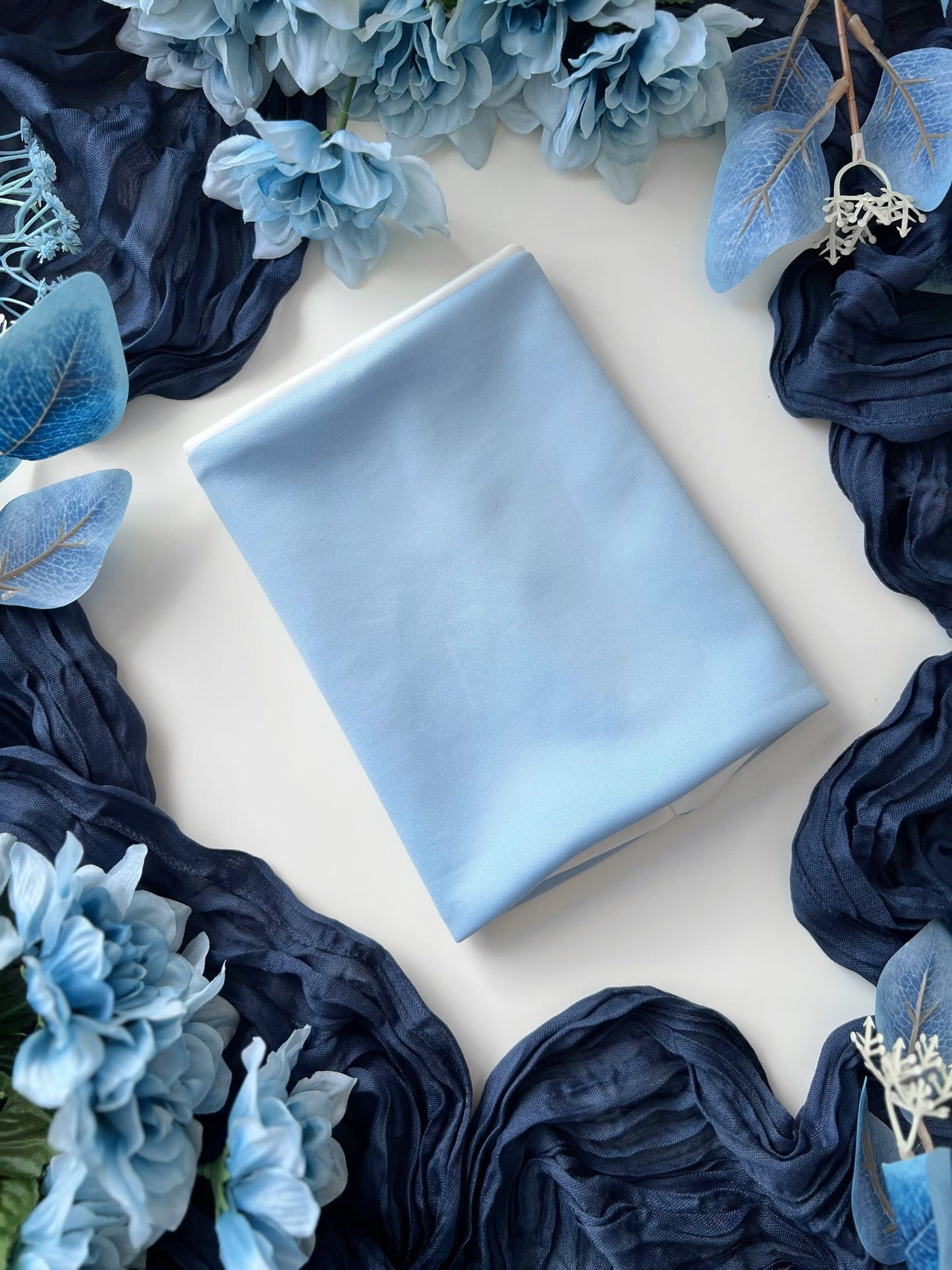 Custom Made | Summer Food Snood - Light Blue